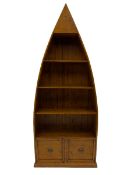 Barker & Stonehouse - Villiers reclaimed pine boat bookcase