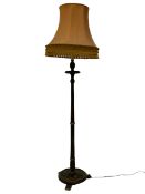 Late 20th century chinoiserie standard lamp