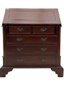 Georgian style mahogany bureau