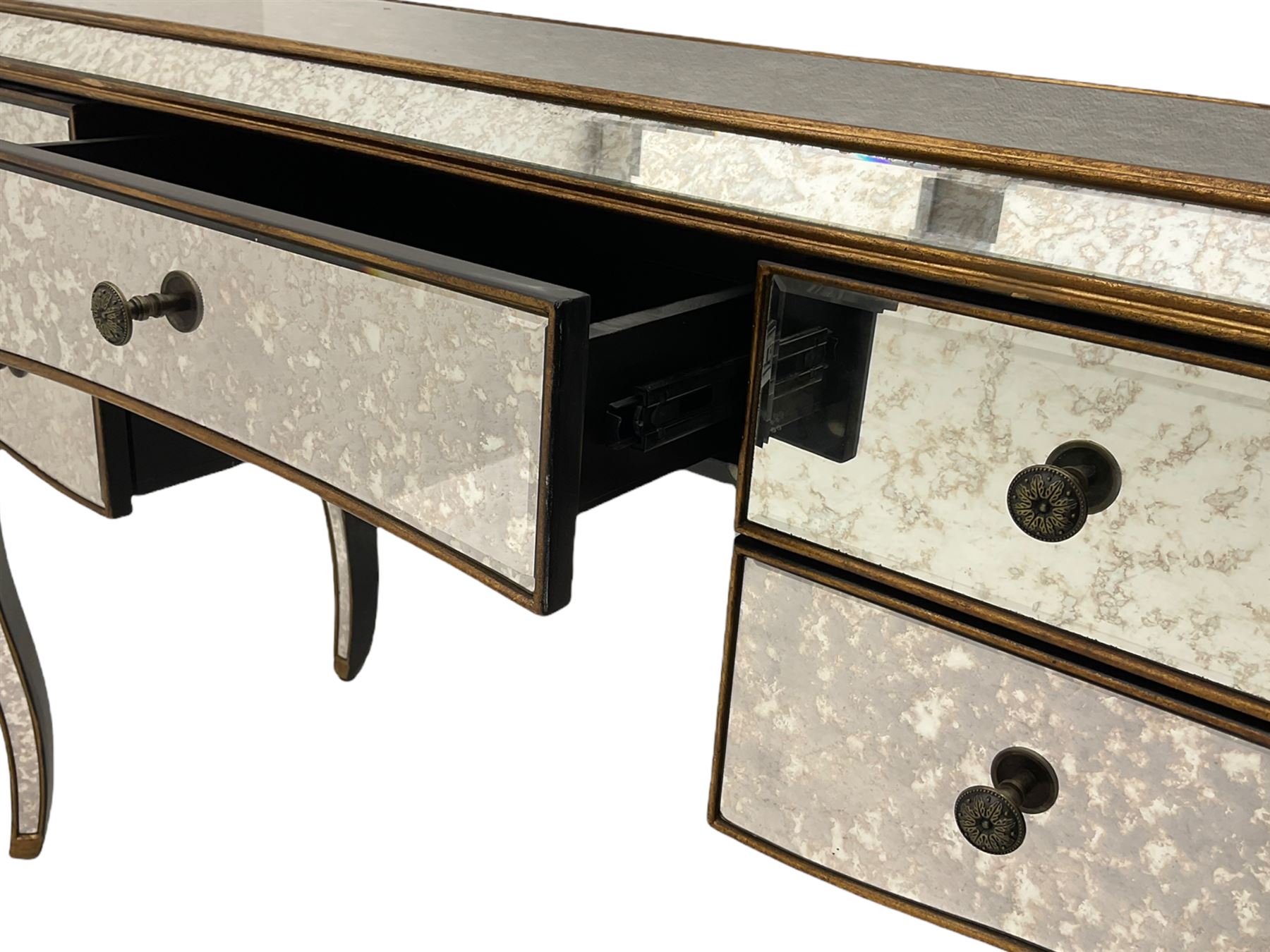 Contemporary mirrored dressing table - Image 7 of 8