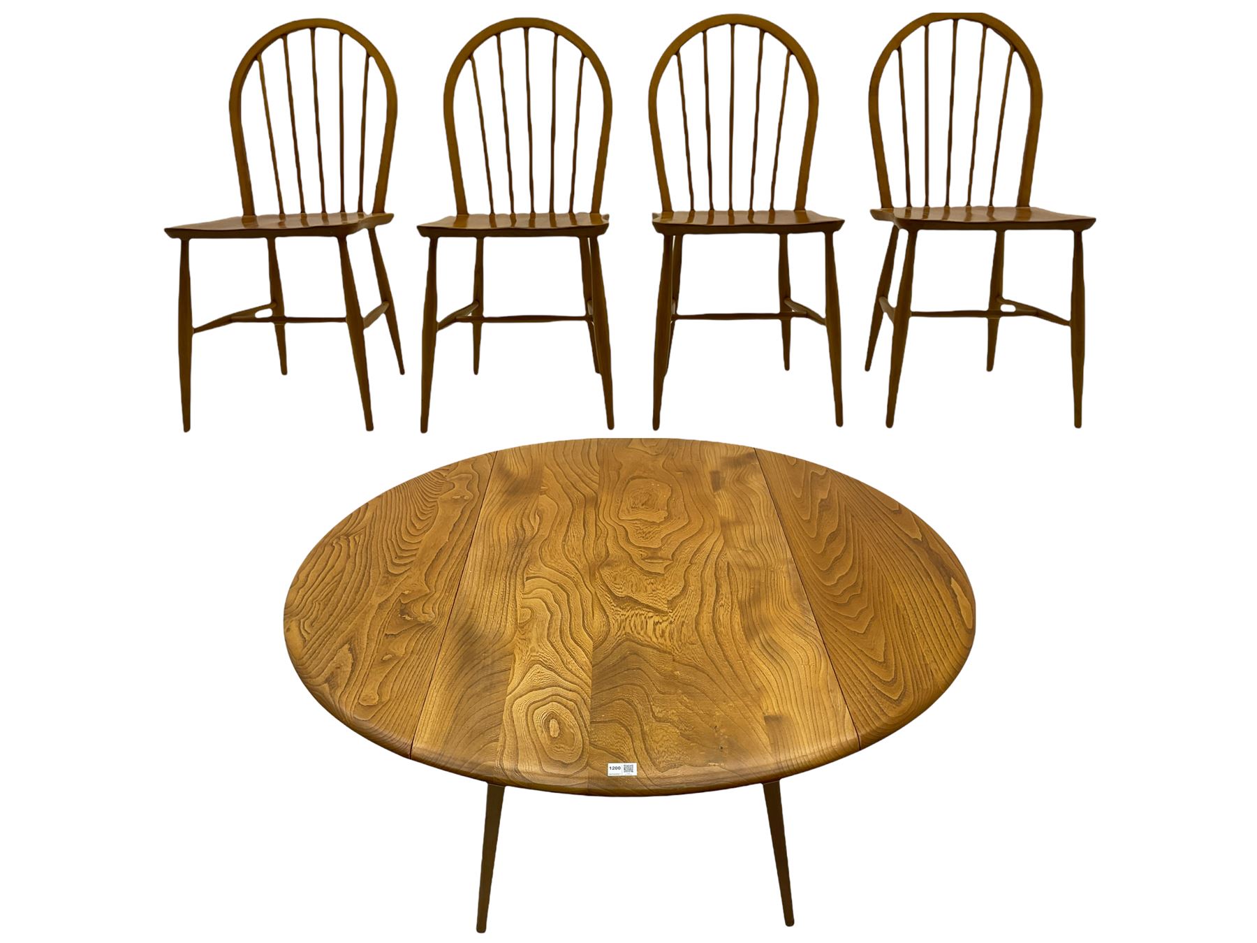 ercol elm and beech dining table