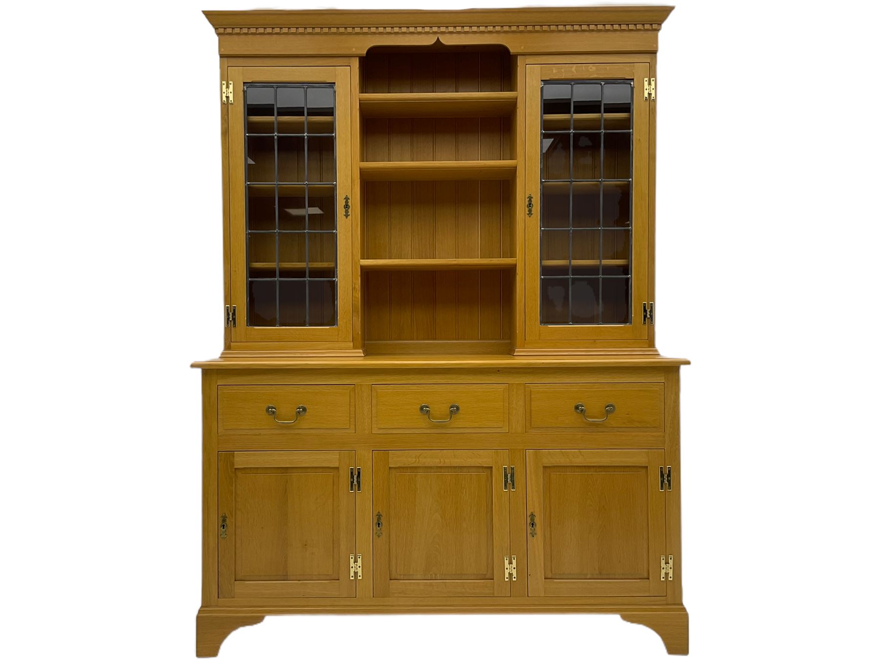 Solid light oak dresser