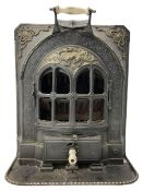 Early 20th century French La Salamandre cast iron stove