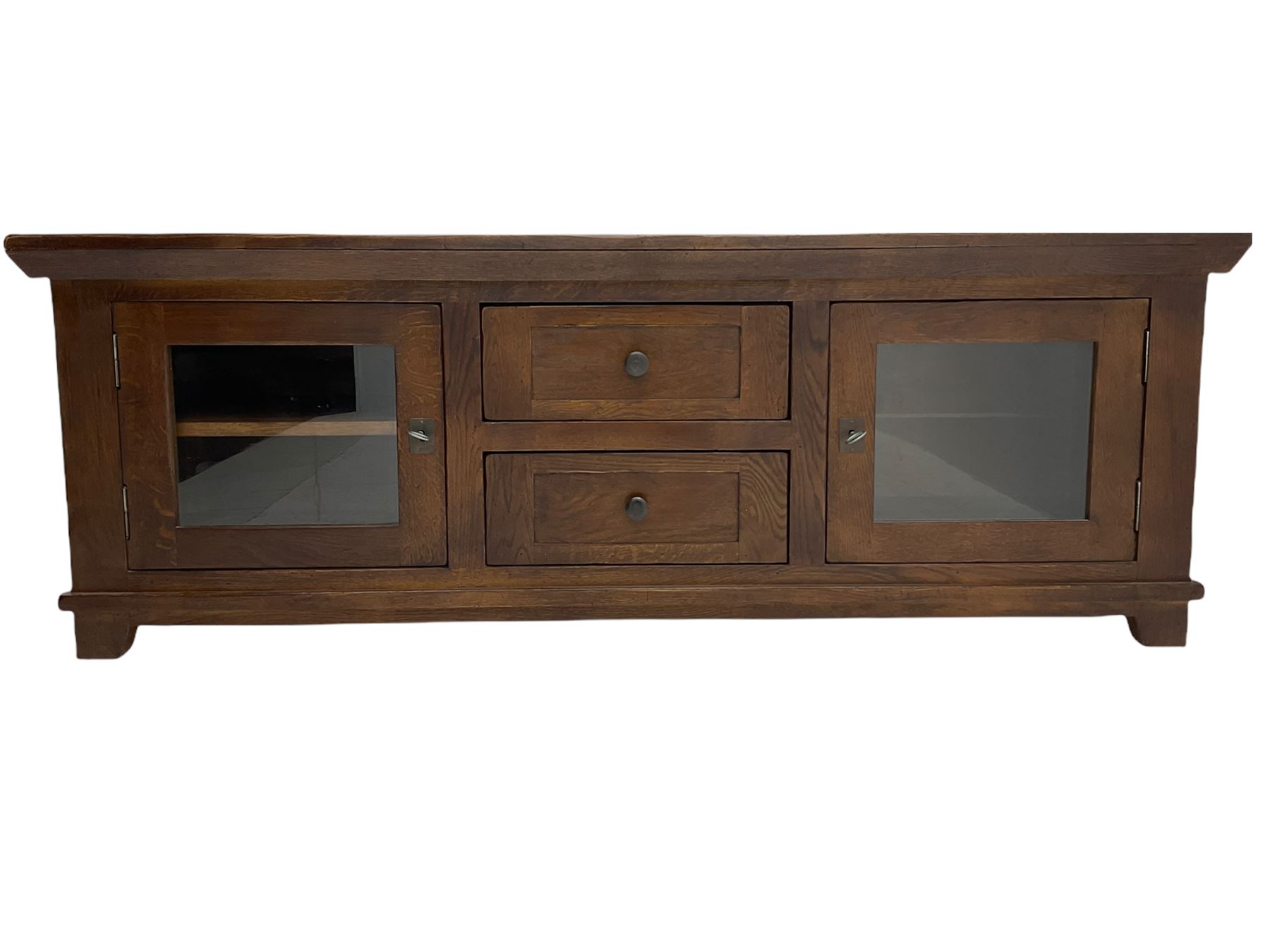 Antix French oak console unit