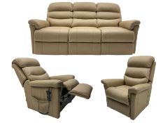 La-Z-boy pair of electric reclining armchairs
