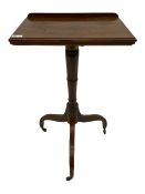 Early 19th century mahogany reading table