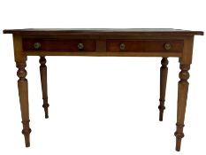 20th century mahogany writing table