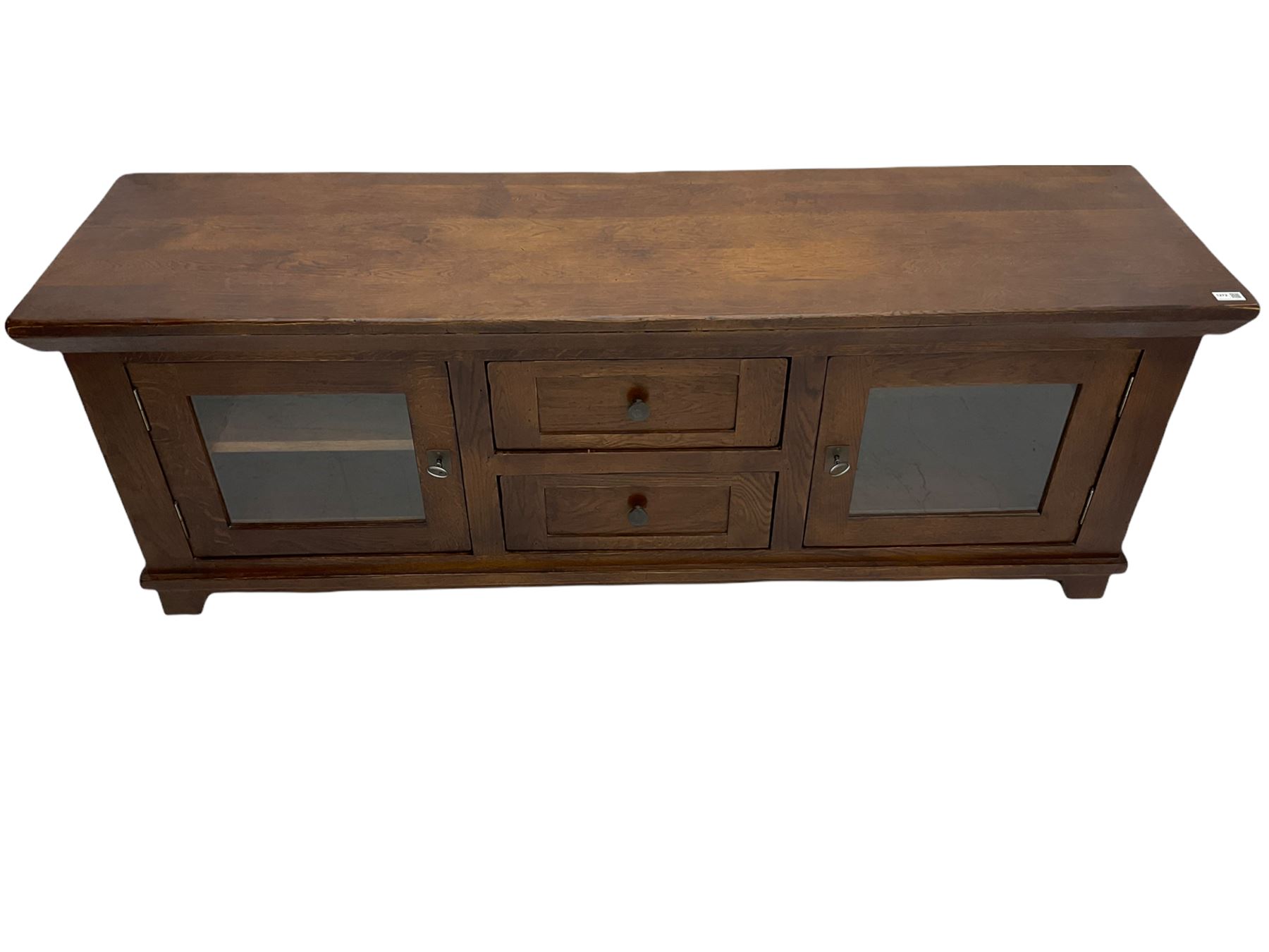 Antix French oak console unit - Image 2 of 5