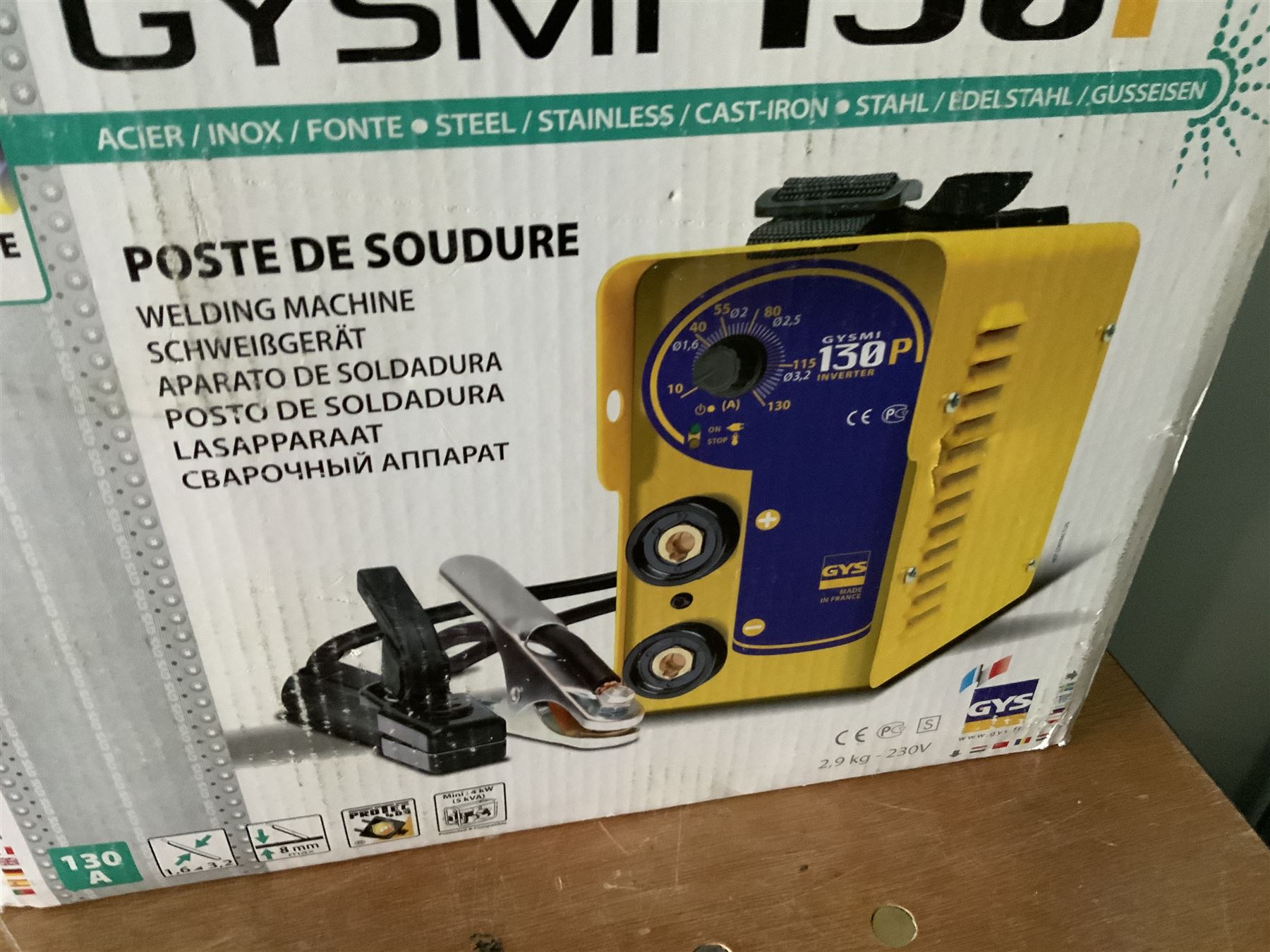 Gysmi 130P inverter welding machine - Image 2 of 2