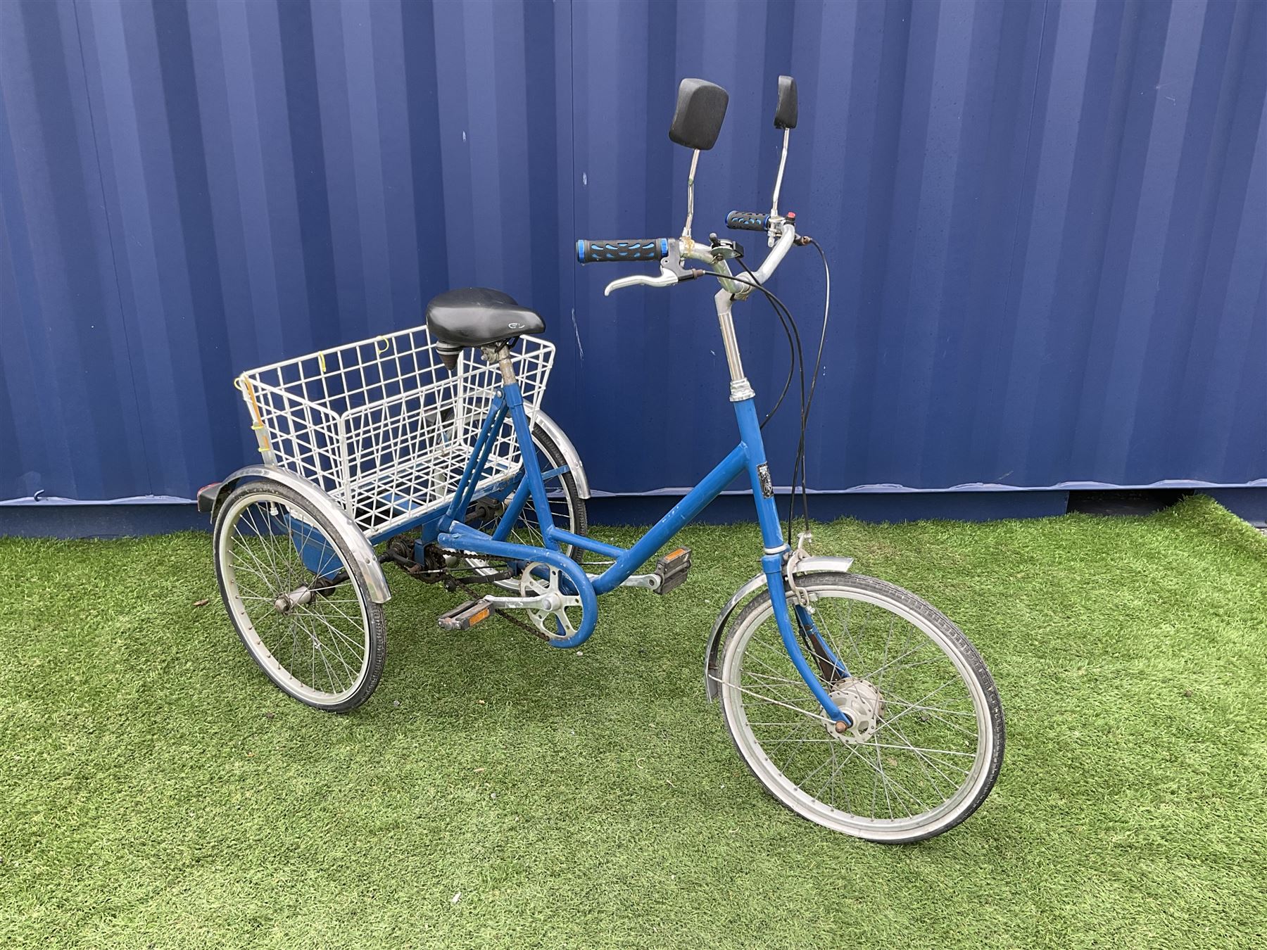 Pashley single speed tricycle with basket