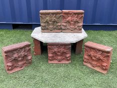 Victorian decorative terracotta bricks