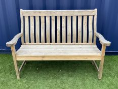 Alexander Rose - pine garden bench