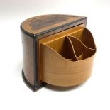 Edwardian desk tidy with hidden compartment