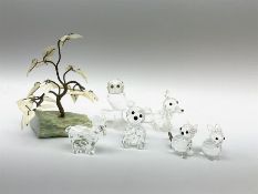 Collection of Swarovski small animals