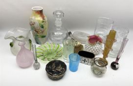 Collection of glassware