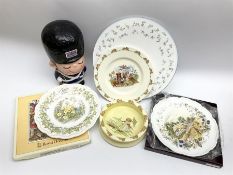 Quantity of ceramics to include Bunnykins plate