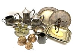Various metalware to include silver plated coffee pot