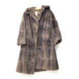 Brown Mink fur coat