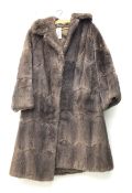 Brown Mink fur coat