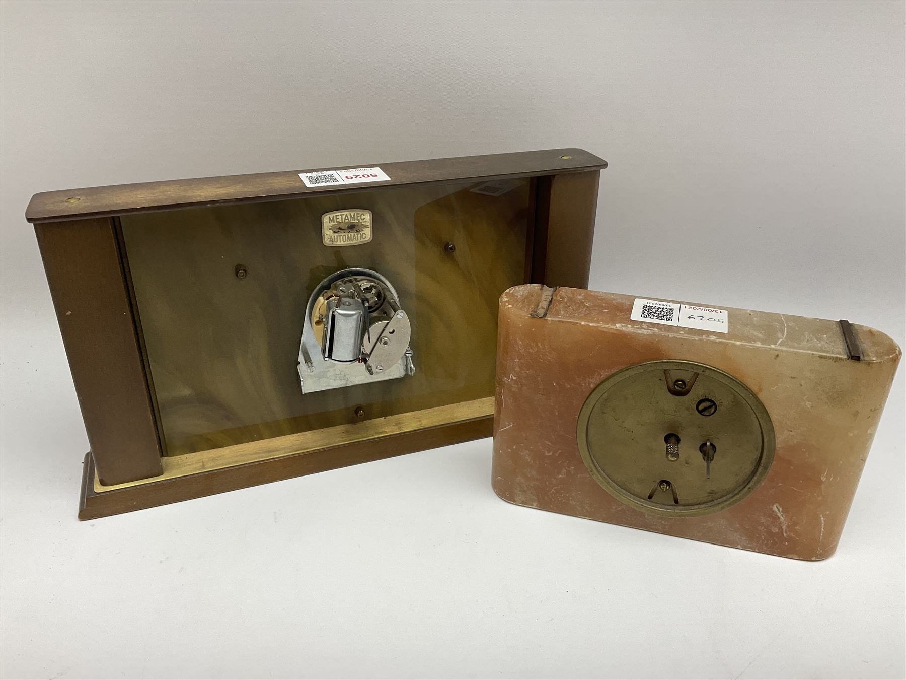 Mantel clocks comprising a Matamec H14cm - Image 2 of 2