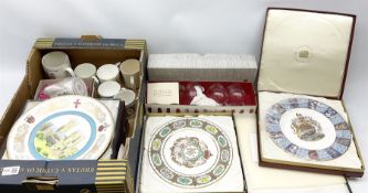 Collection of commemorative ware