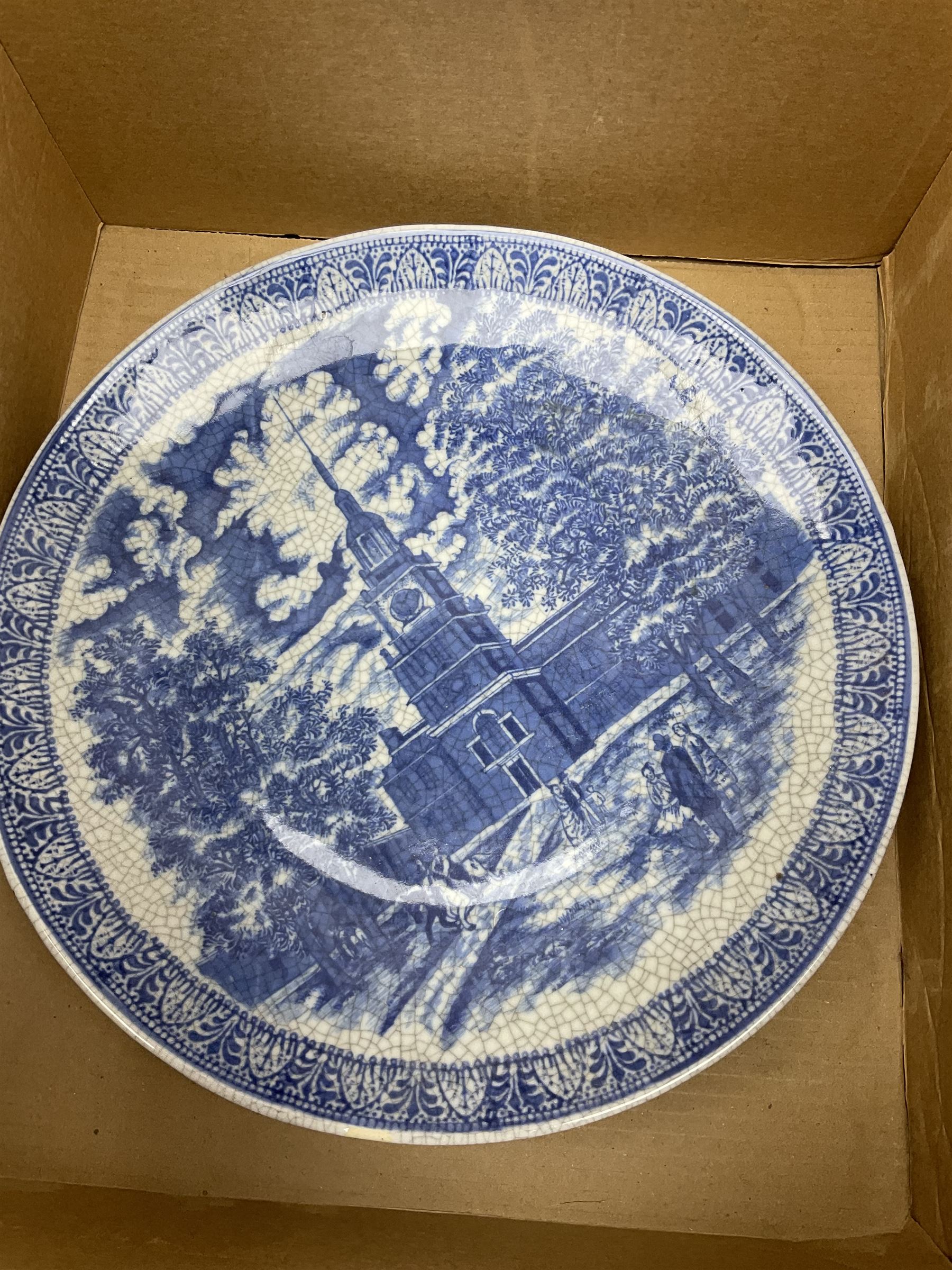 Six Spode Blue Room plates - Image 3 of 3