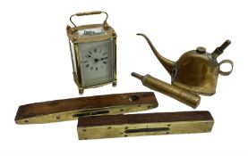 Brass carriage timepiece