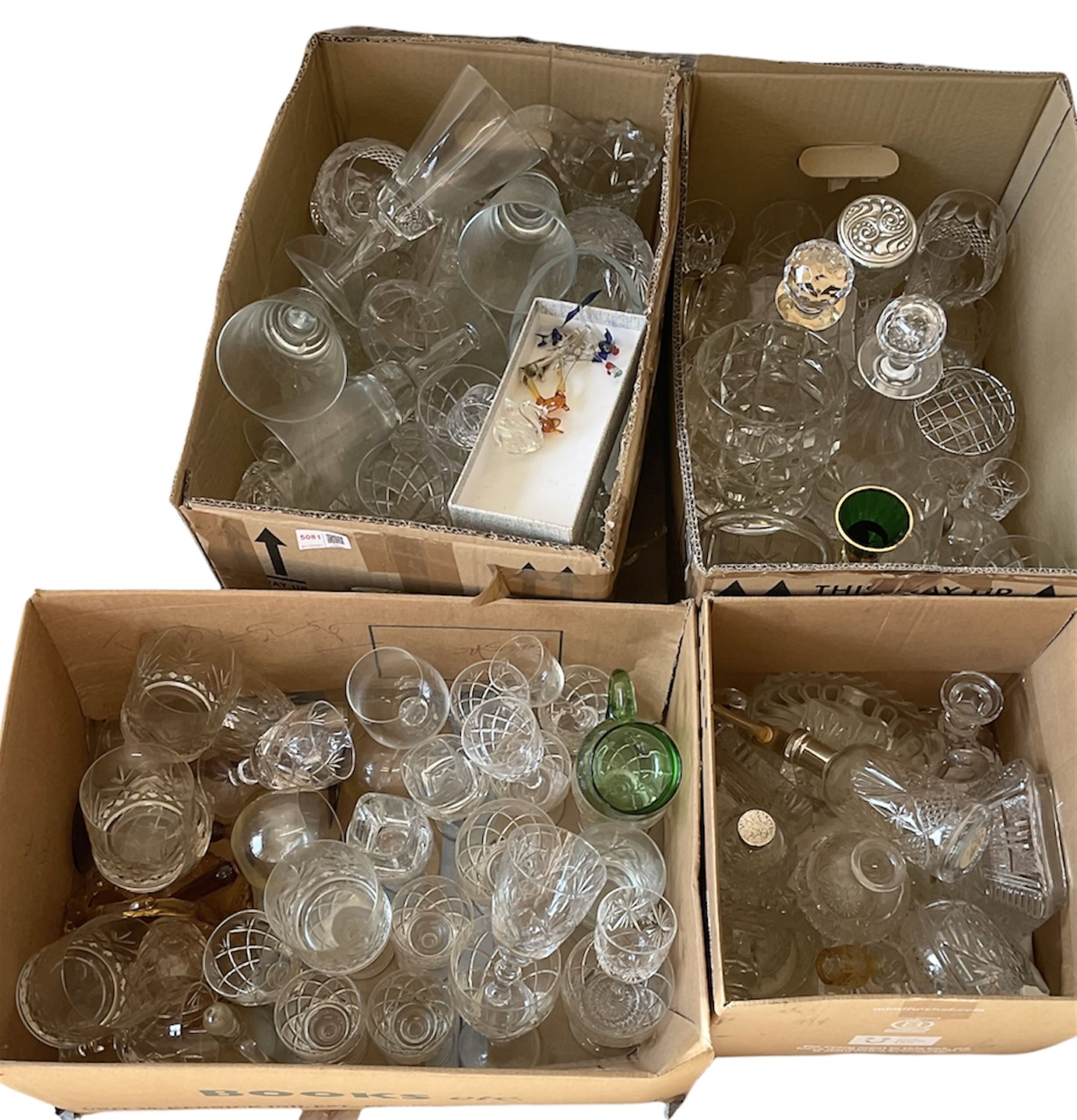 Glassware to include decanters