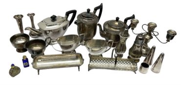 Silver plated tea wares