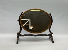 Adjustable wooden mirror