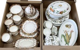 Royal Worcester �Evesham� pattern tureen and two serving dishes