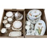 Royal Worcester �Evesham� pattern tureen and two serving dishes