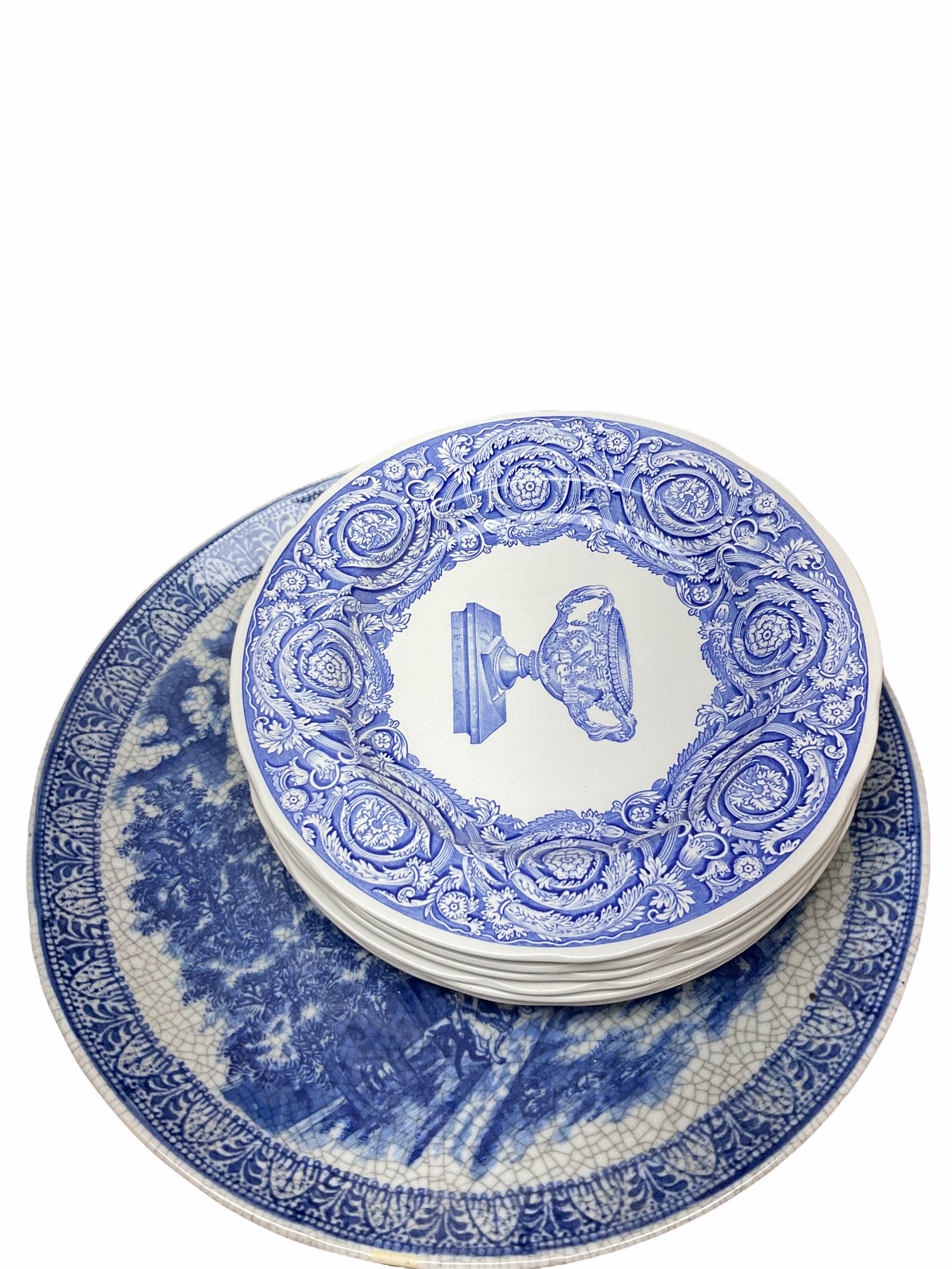 Six Spode Blue Room plates - Image 2 of 3
