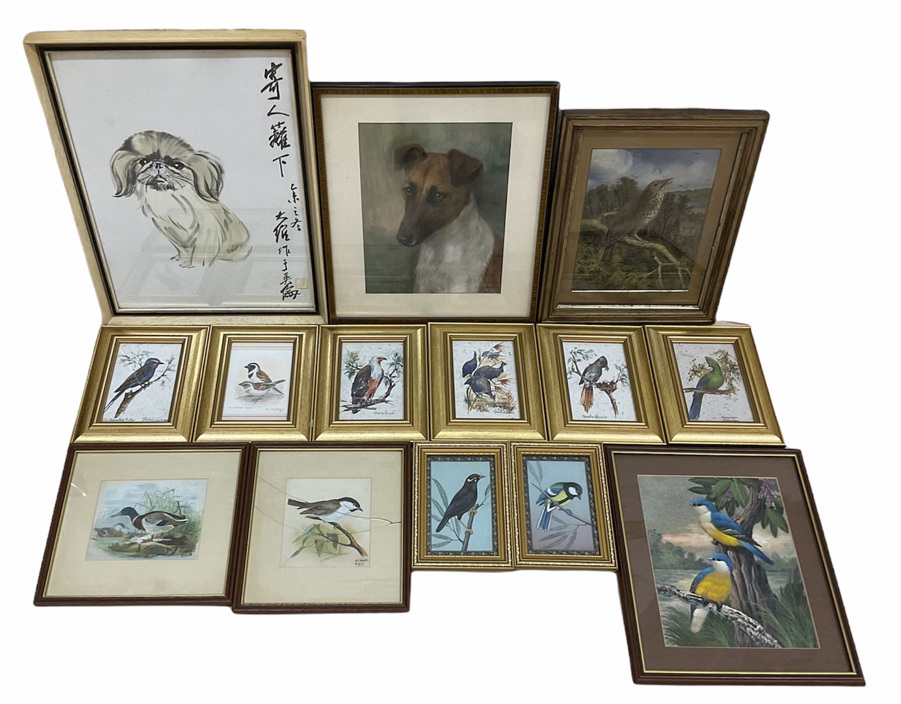 Small quantity of ornithological and animal paintings and prints