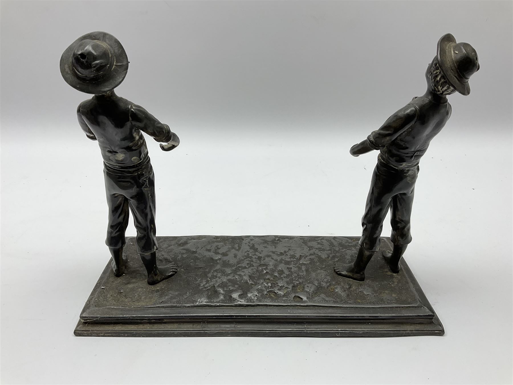 Spelter figure group - Image 2 of 3