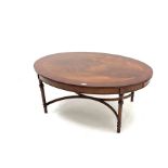 Late 20th century mahogany coffee table