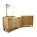 Early 20th century Lebus Furniture light oak dressing table