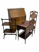 Early 20th century oak bureau