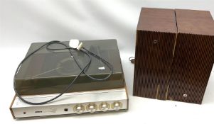 Ultra Group Stereo turntable and two speakers