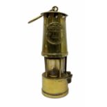 Brass Miners Safety Lamp by the Protector Lamp and Lighting Company H26cm