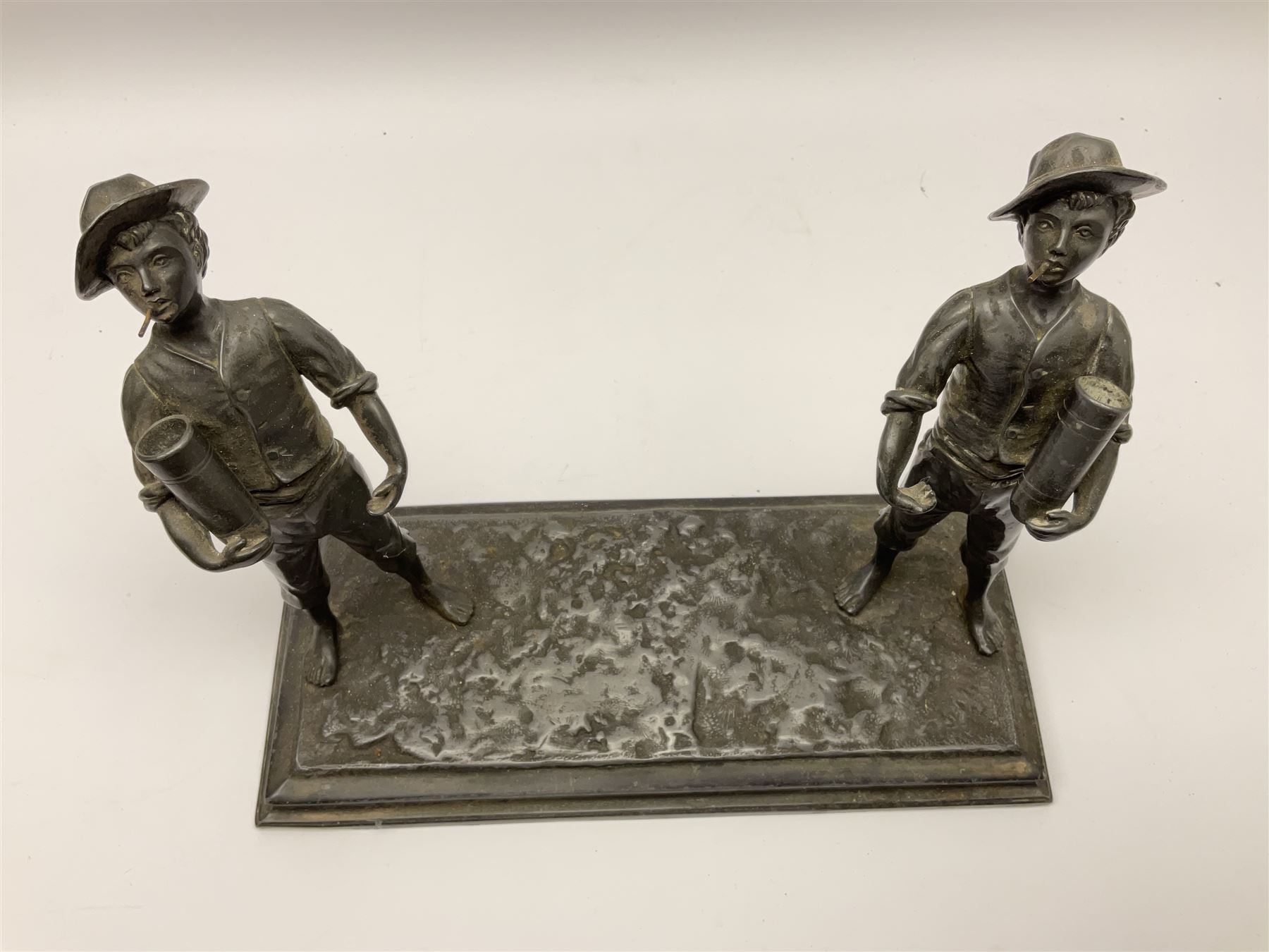 Spelter figure group - Image 3 of 3