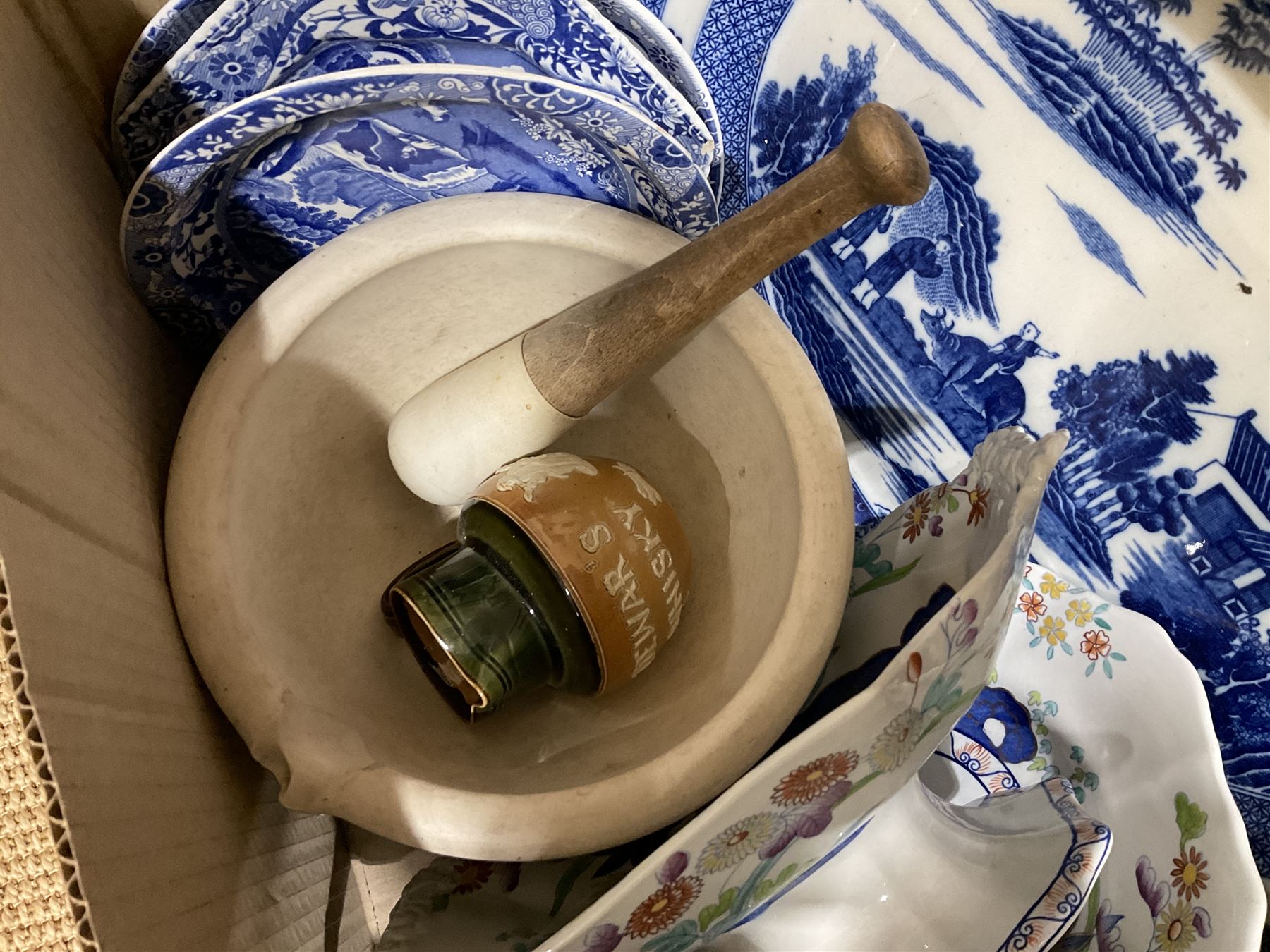 Wedgwood stoneware pestle and mortar impressed 'Best Composition' beneath - Image 2 of 2