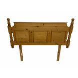 Panelled pine 5' Kingsize head board