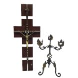 Modern Continental decorative crucifix