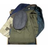Quantity of military clothing to include jackets