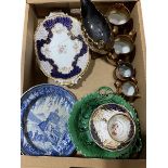 Victorian and later ceramics to include a pair of Coalport twin handled serving plates