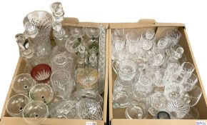 Assorted glassware