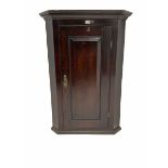 Oak wall hanging corner cupboard