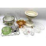 Assorted ceramics and glass