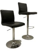 Two gas lift stools